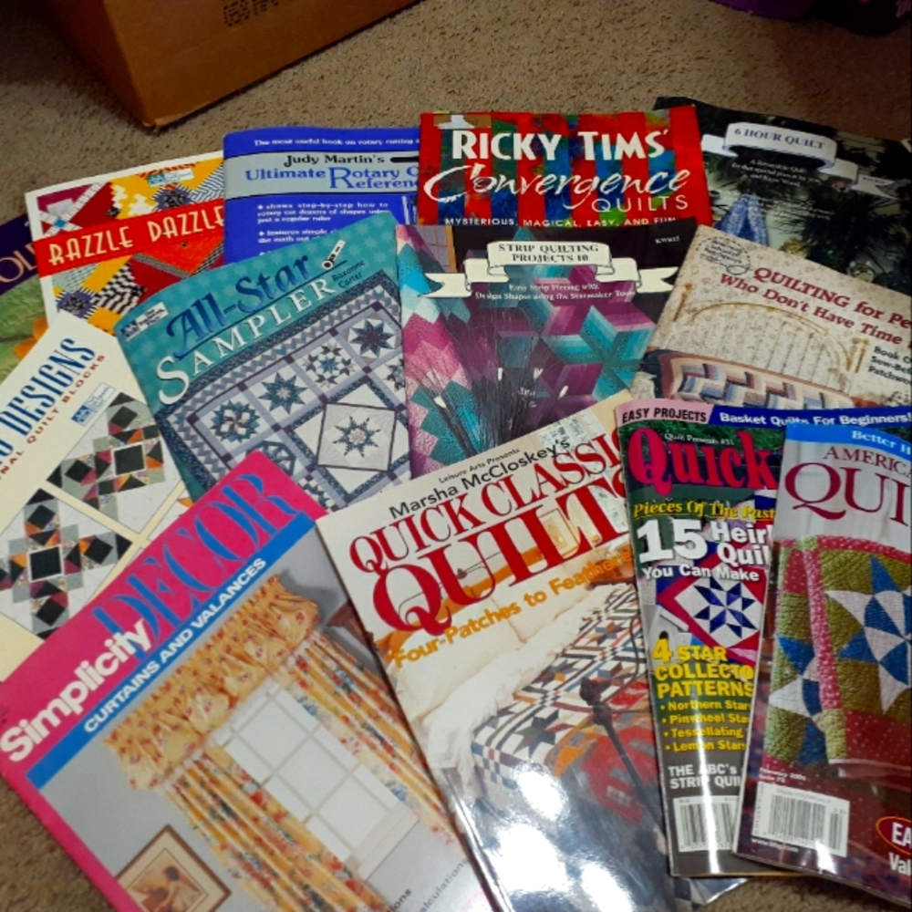 12 Quilting books